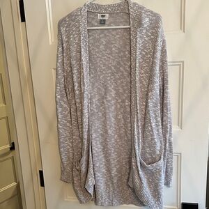 Old Navy Women's Light Gray Cardigan
